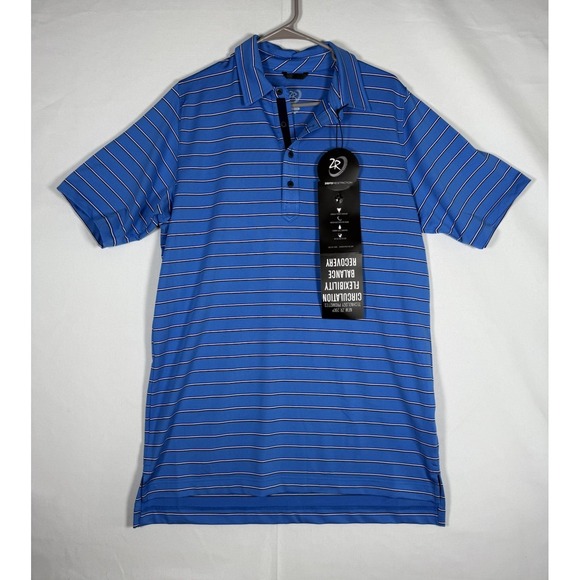 NWT Zero Restriction Polo Shirt Mens Medium Tour Series Performance Golf *READ - Picture 1 of 8